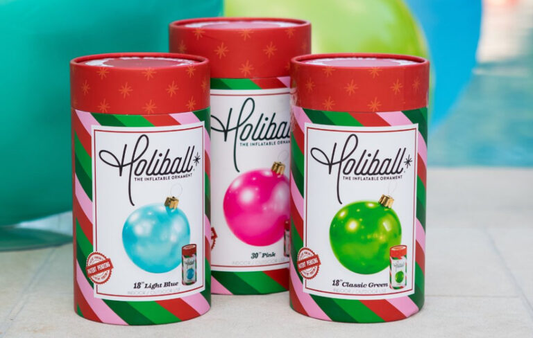 The Holiball Giant Inflatable Holiday Ornament