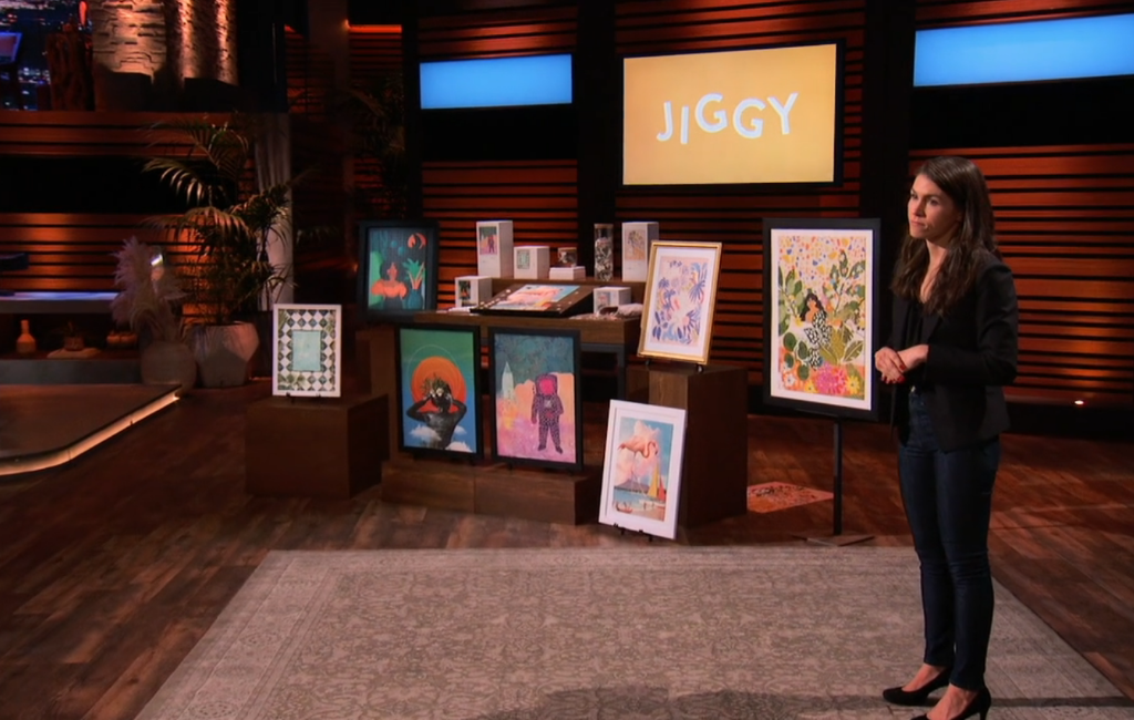 kaylin marcotte pitching jiggy puzzles on shark tank