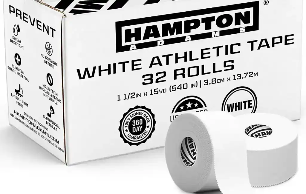 white athletic tape