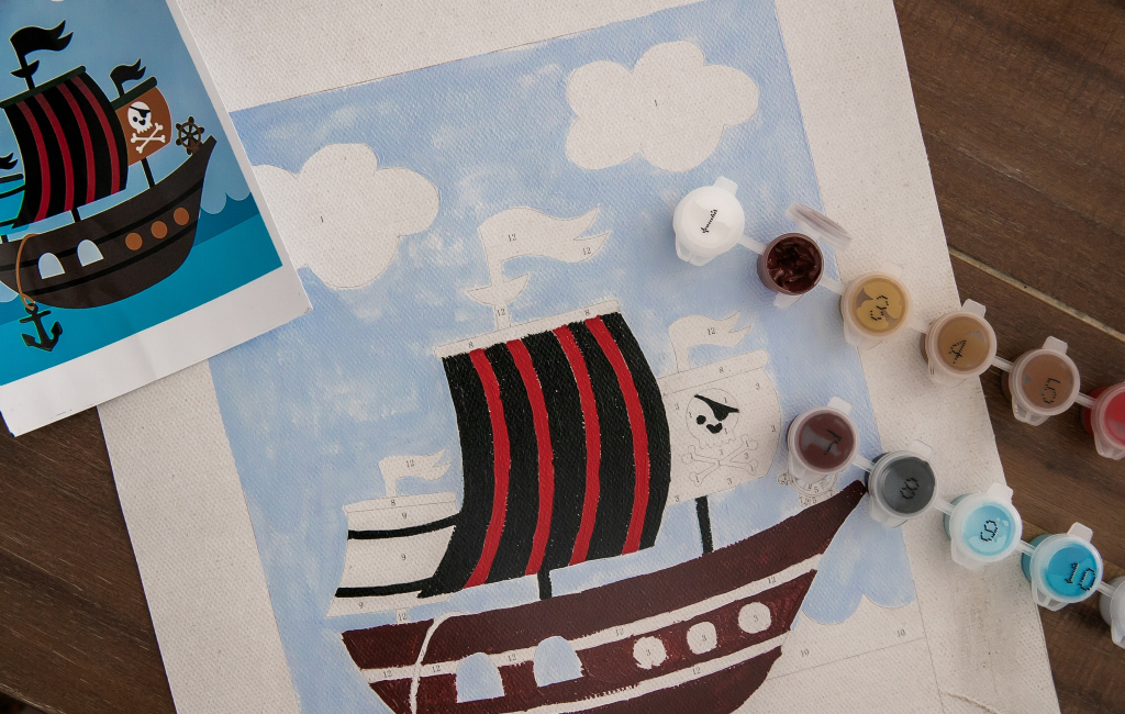 boat painting