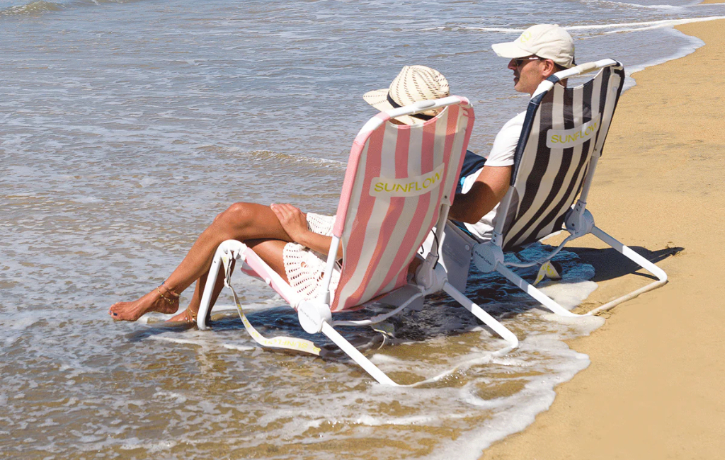 couple sitting on beach