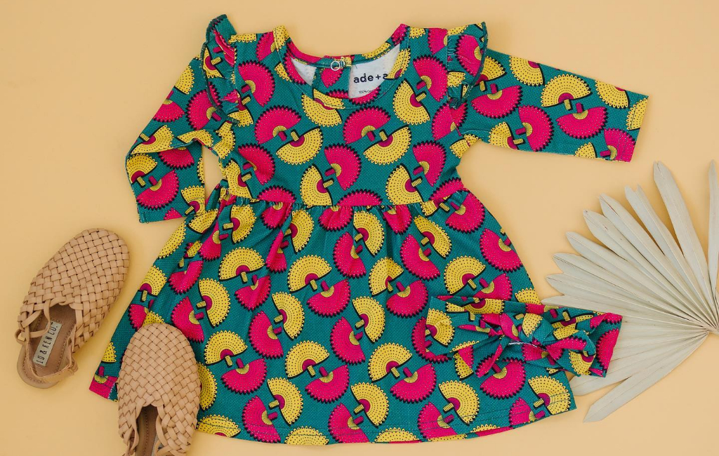 dress and shoes for baby