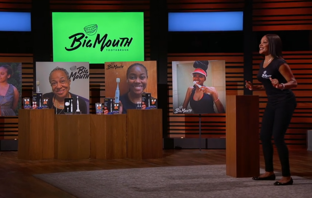 founder of big mouth toothbrush pitching on shark tank season 14