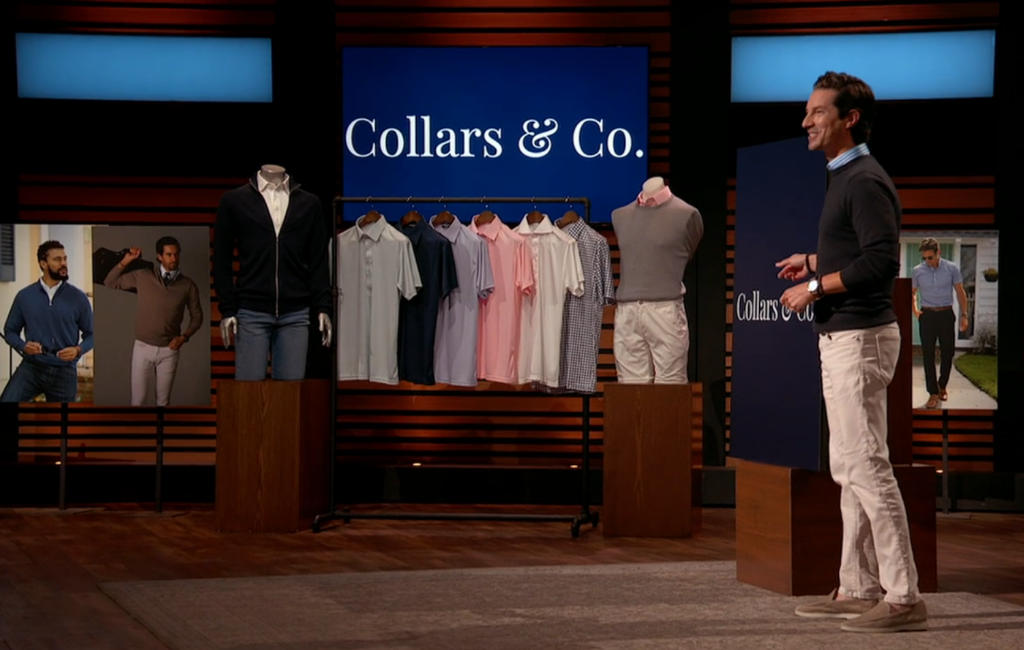 founder of collars and co pitching on shark tank