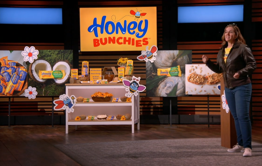 founder of honey bunchies pitching on shark tank