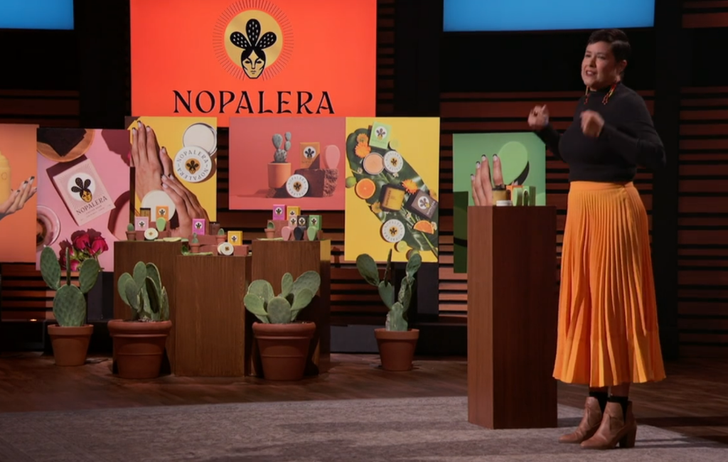 founder of nopalera pitching on shark tank season 14