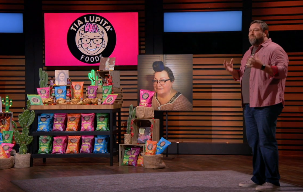 founder of tia lupita foods pitching on shark tank