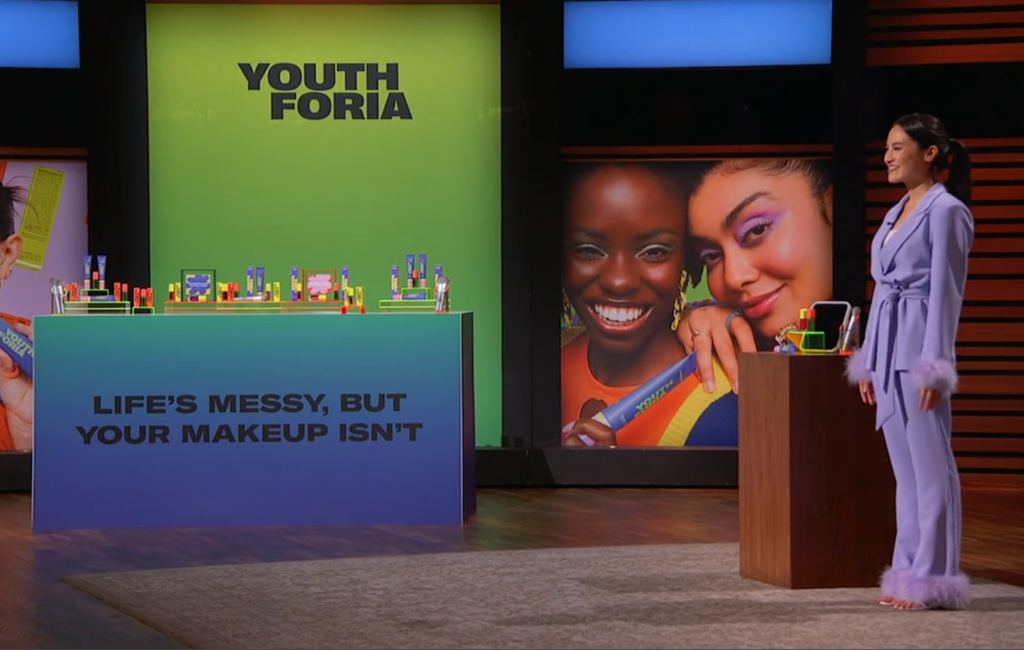 founder of youthforia sustainable makeup on shark tank