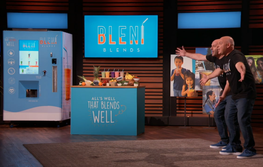 founders of bleni blends pitching on shark tank season 14