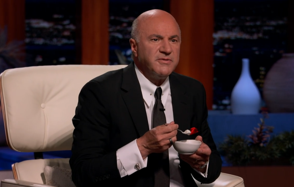 kevin oleary tasting sweetkiwi whipped greek yogurt