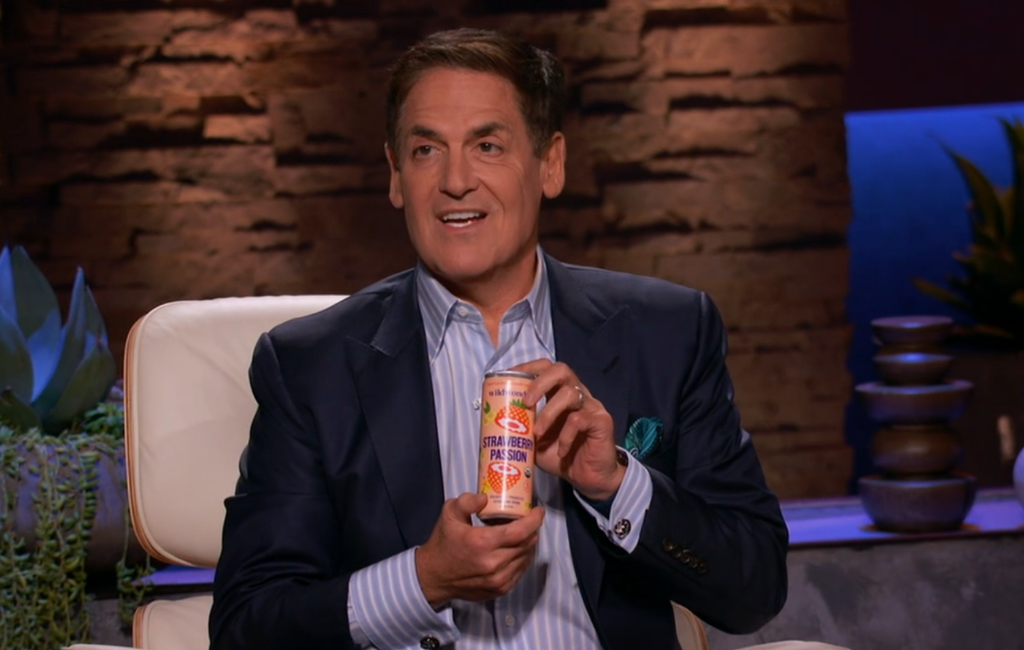 mark cuban holding wildwonder drink