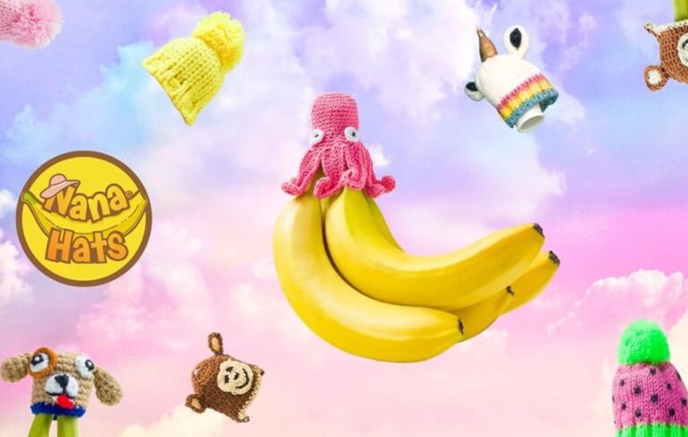 nana hats banana silicone cap