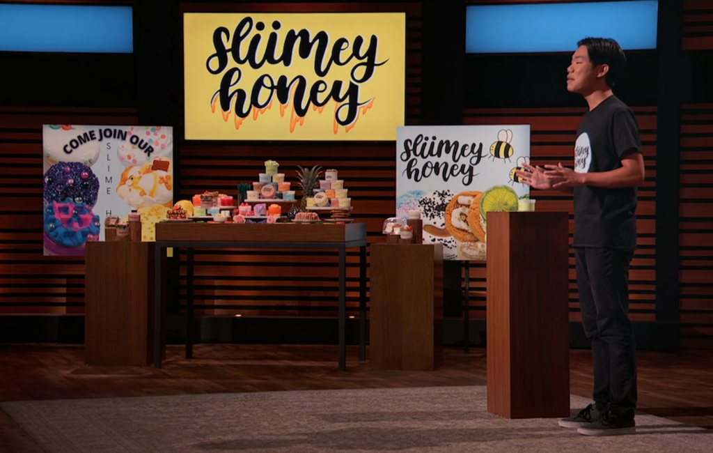 sliimeyhoney founder pitching on shark tank