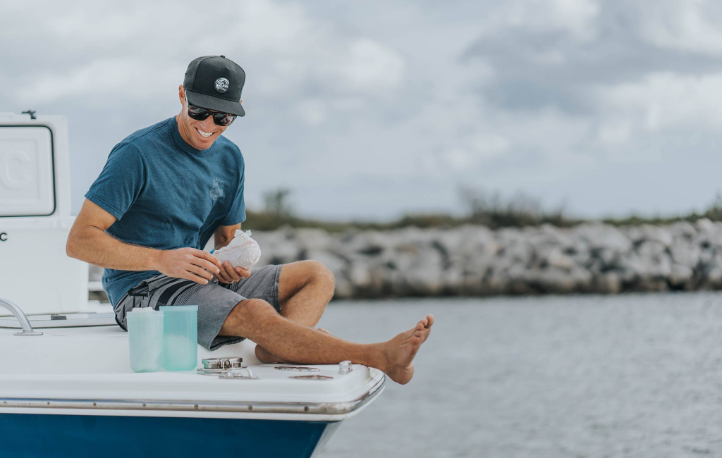 man on boat