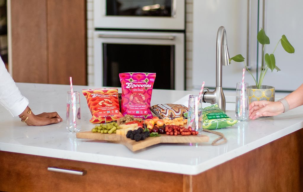 food on the kitchen desk