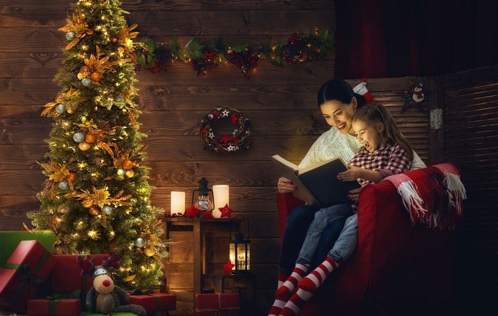 mom-and-daughter-beside-easy-treezy-christmas-tree