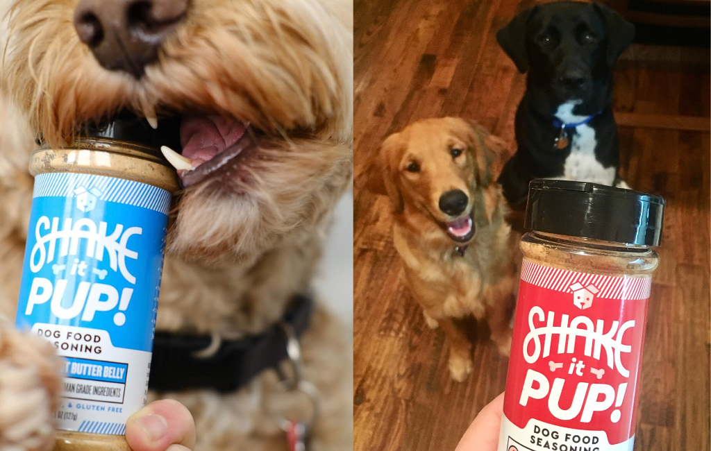 dogs-with-shake-it-pup-dog-seasoning