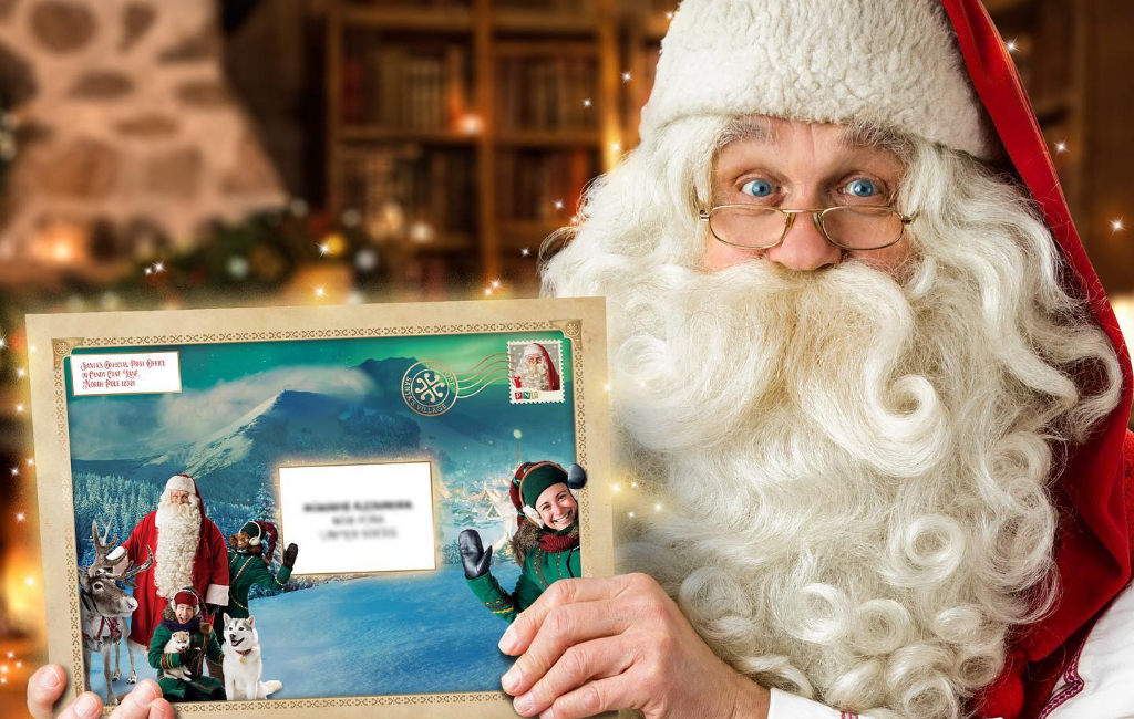 Santa with picture