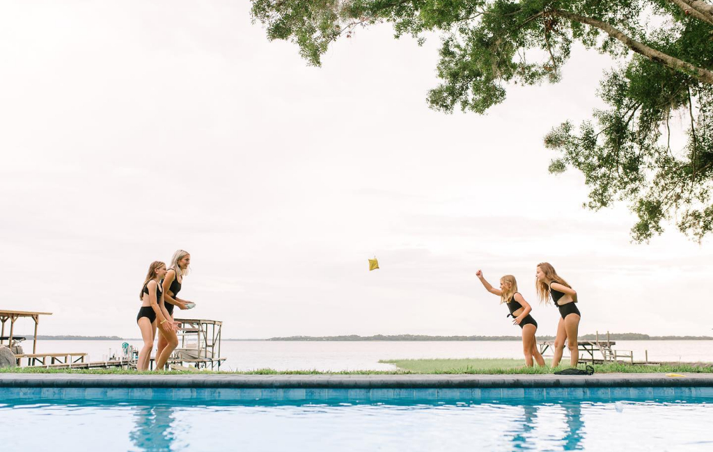 girls playing