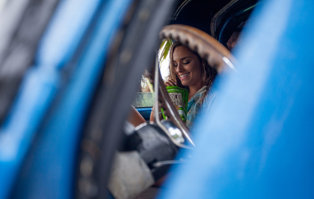 woman with cookies