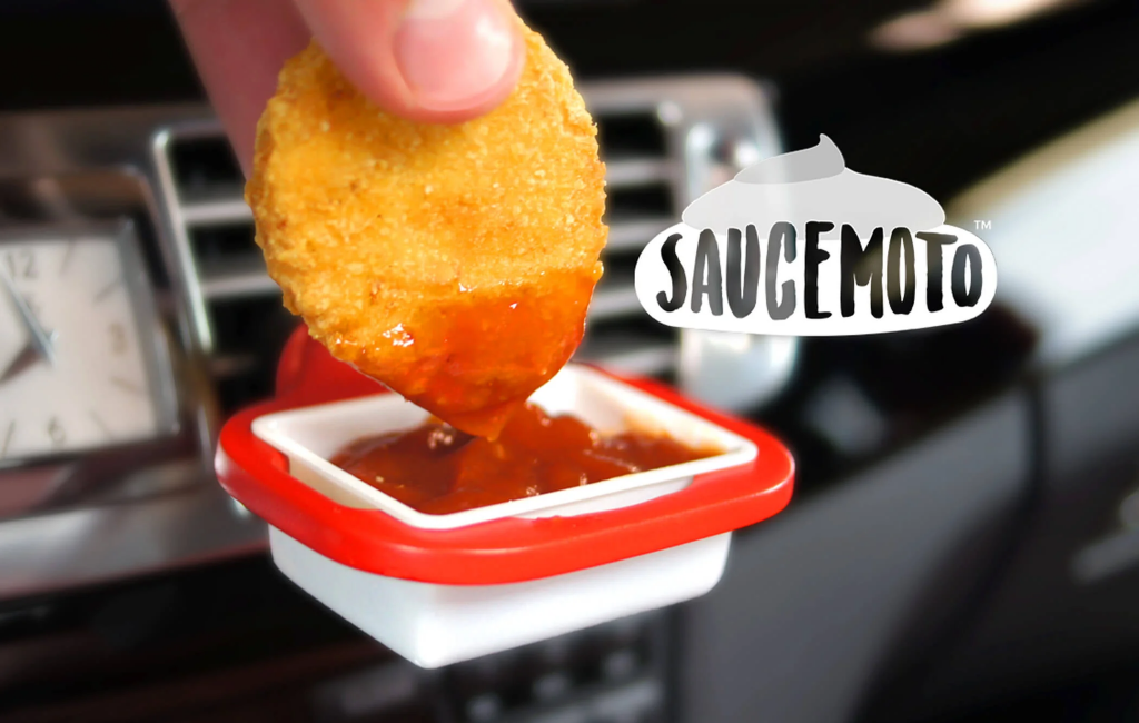 Saucemoto dip sauce holder