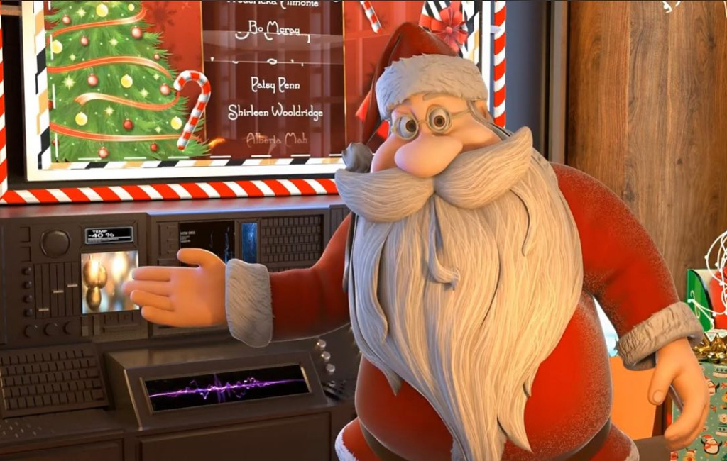 Santa animated