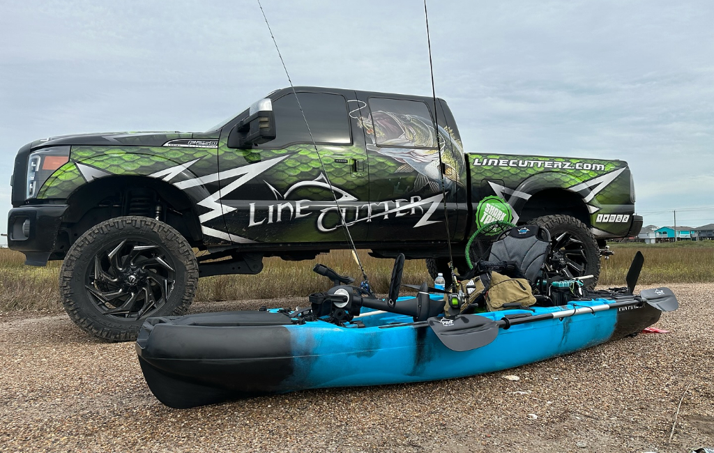 Boat and truck