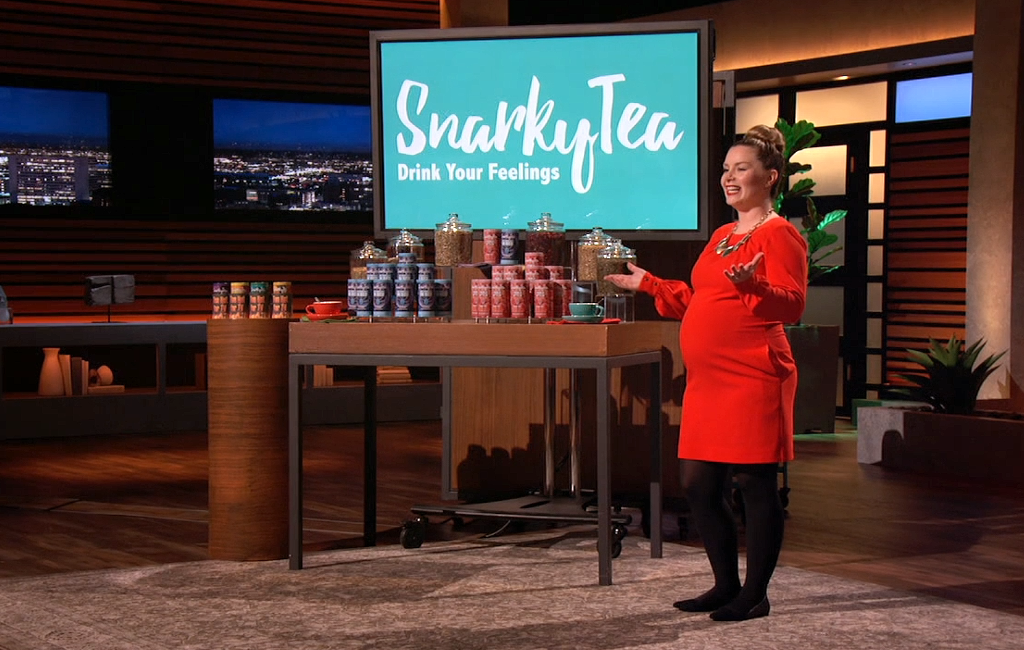 founder-of-snarky-tea-pitching-on-shark-tank