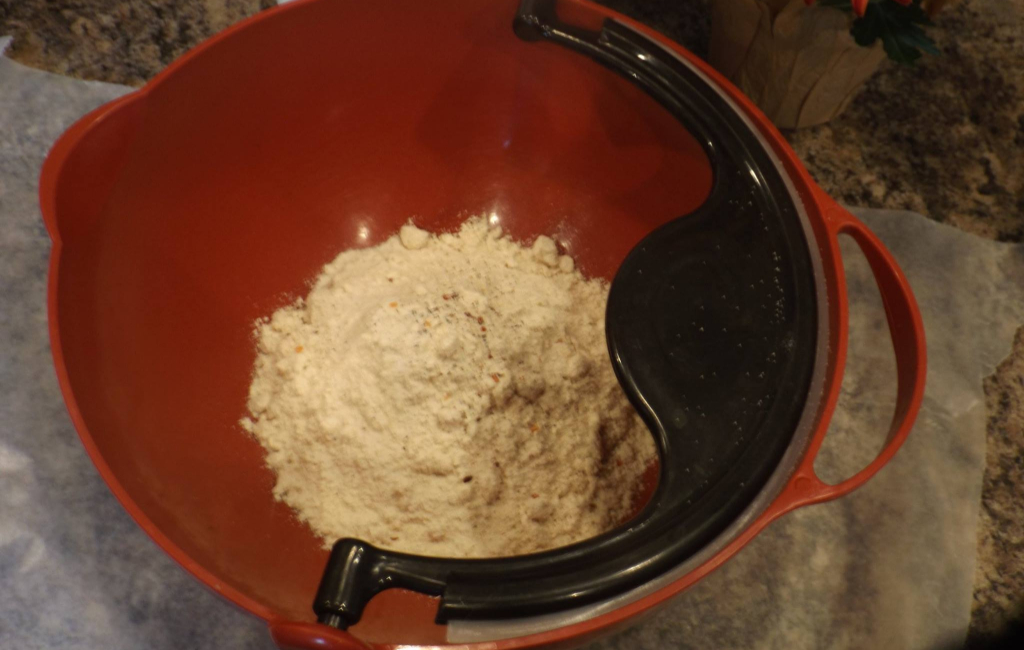 flour in bowl