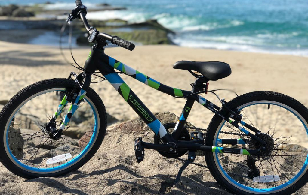 bike on beach