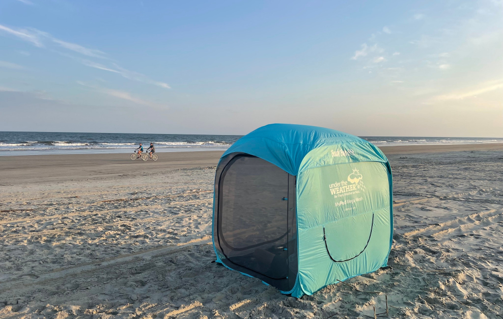 tent on the beach