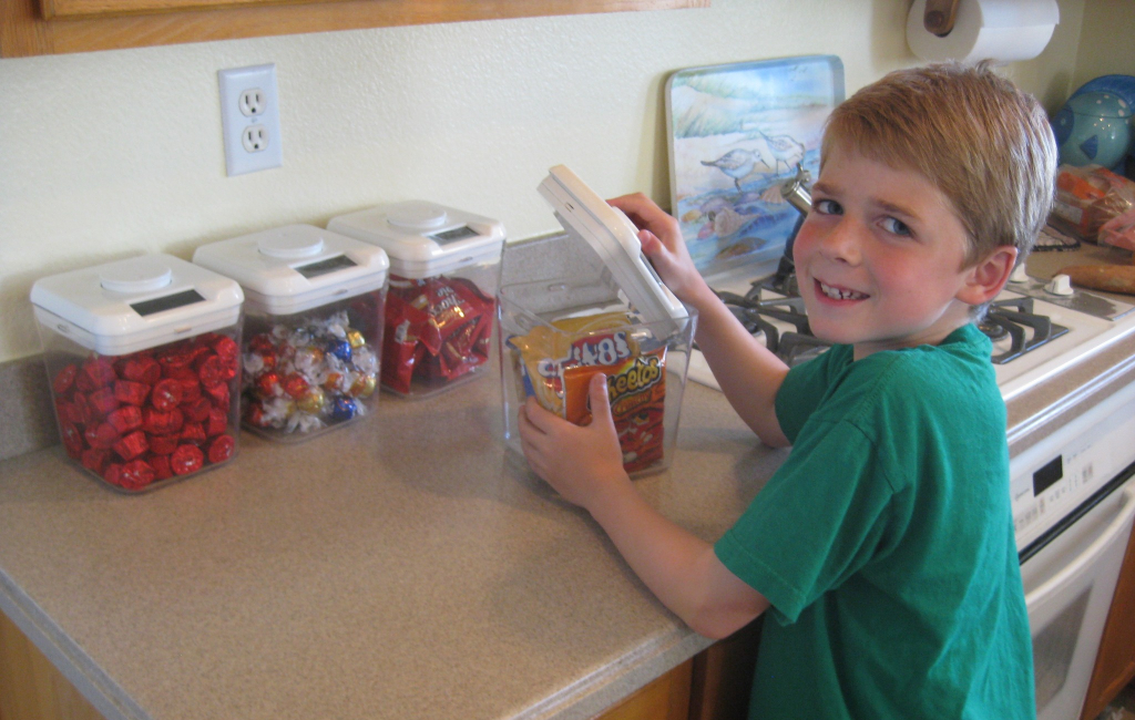 Kids taking sweets