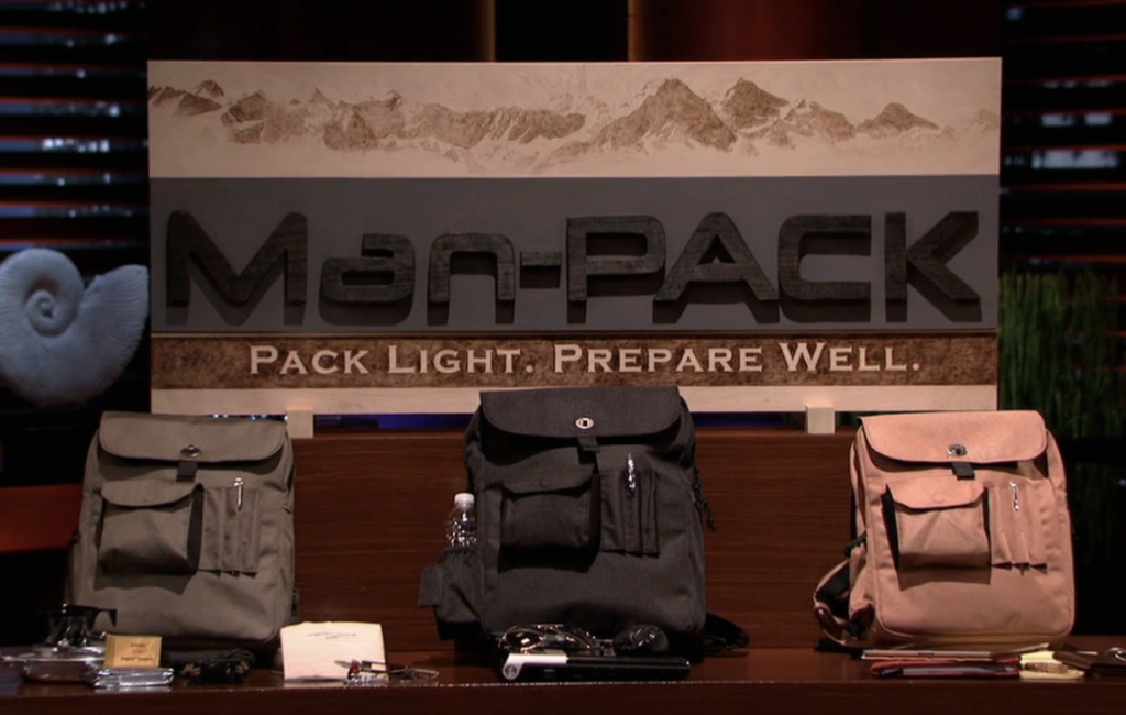 man pack shark tank