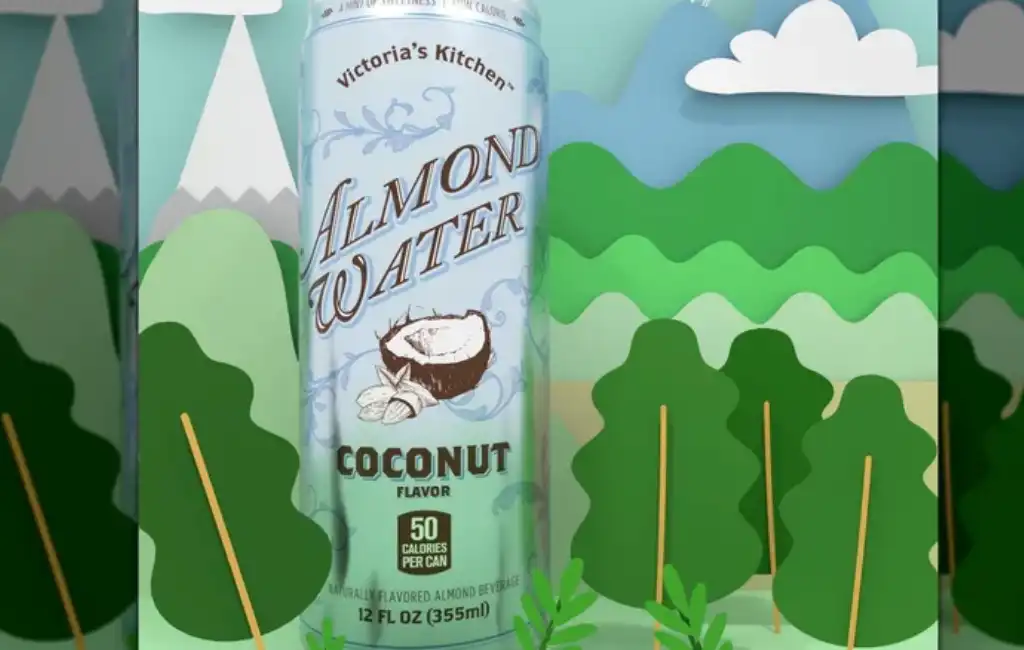 almond water coconut flavour