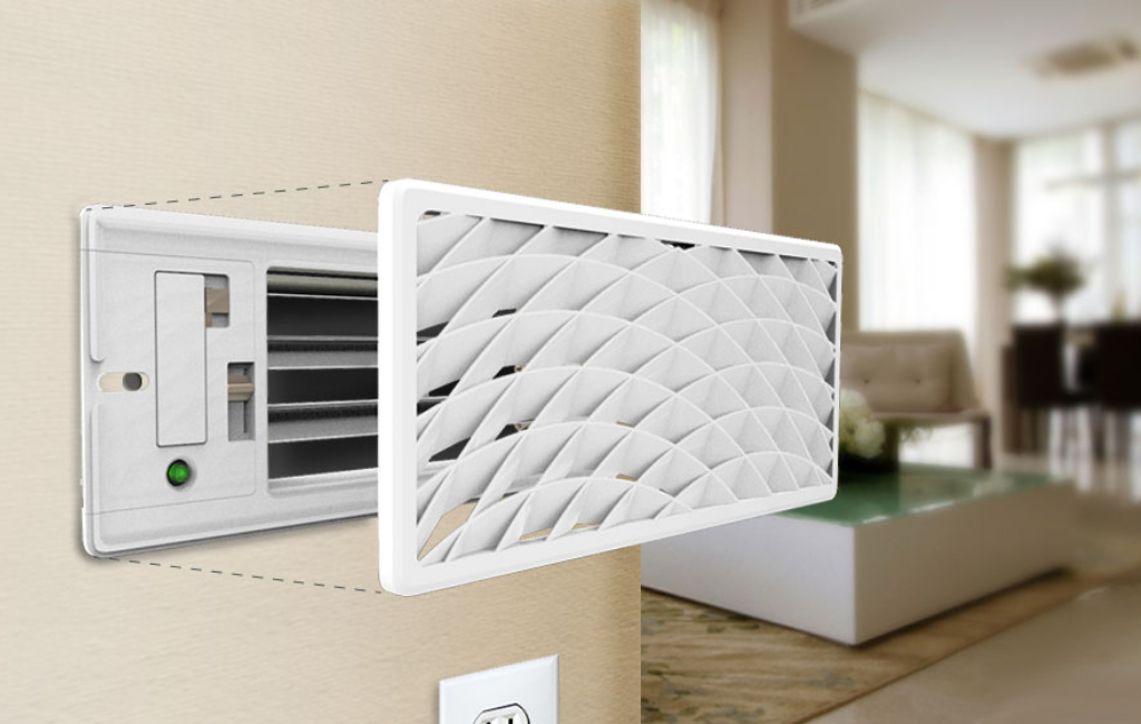 smart vent on the wall