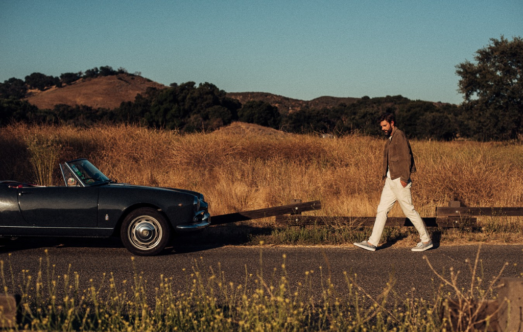 man and his car