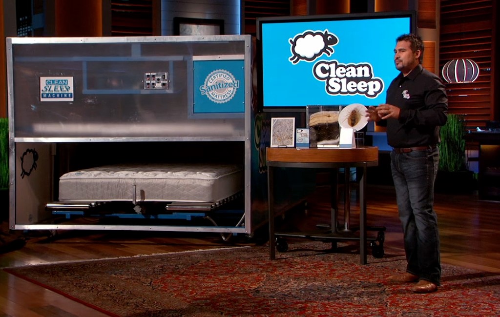 founder-of-clean-sleep-pitching-on-shark-tank